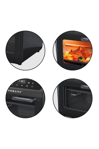 Four avec friteuse à air - 2500 W - 16 l