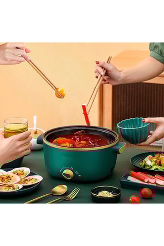 Marmite vapeur électrique multifonction - Vert - 2,5 l