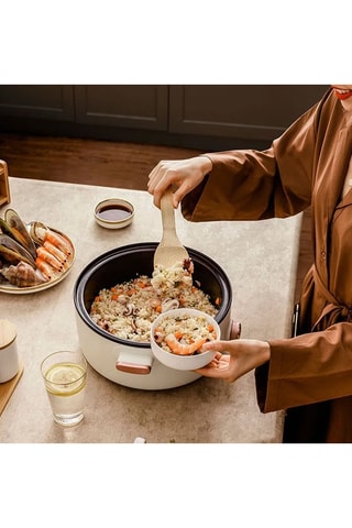 Marmite vapeur électrique multifonction - Blanc - 2,5 l