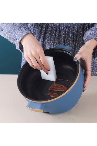 Marmite vapeur électrique multifonction - Bleu - 2,5 l