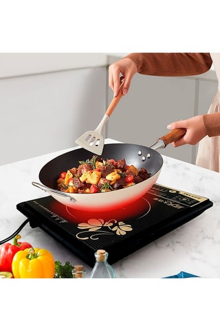 Plaque à induction en cristal - Noir