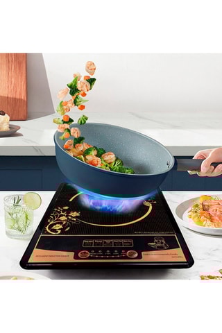 Plaque à induction en cristal - Noir