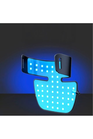 Maschera viso con luce LED - Nero