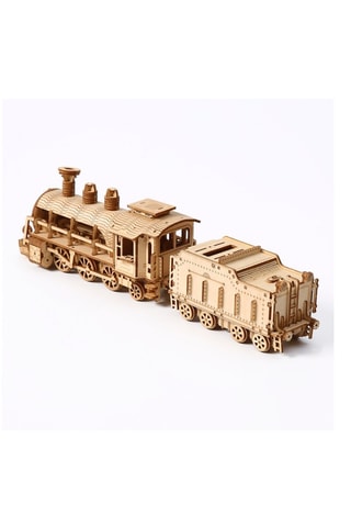 Puzzle 3D train à vapeur en bois - 282 pièces - Dès 14 ans