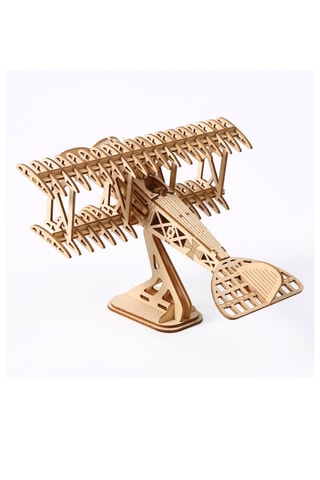 Puzzle 3D avion en bois - 105 pièces - Dès 14 ans