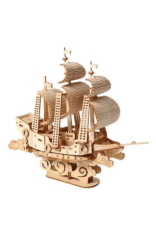 Puzzle 3D voilier en bois - 83 pièces - Dès 14 ans