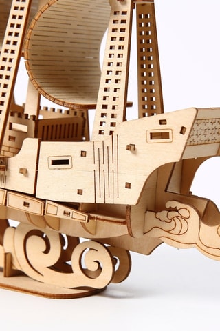 Puzzle 3D voilier en bois - 83 pièces - Dès 14 ans