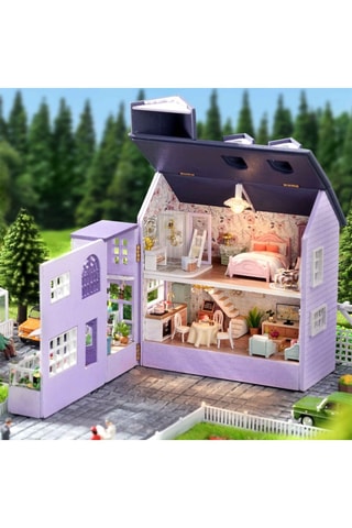 Maquette 3D Manoir du bonheur LED en bois - Dès 14 ans