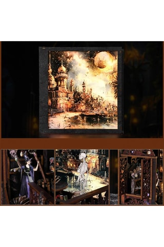 Maquette 3D Exploration magique LED en bois - Dès 14 ans