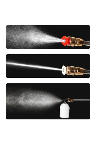 Pistolet de lavage haute pression sans fil - 300 W - 10 accessoires - Mallette de rangement