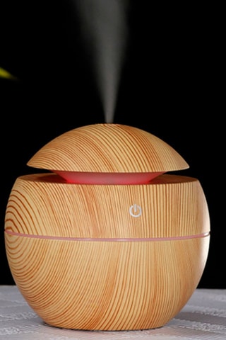 Humidificateur LED - Marron - 130 ml