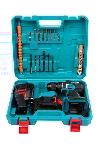 Elektrische Boormachine - 12 V - 24 accessoires - Opbergkoffer