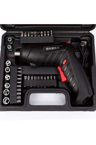 Elektrische Boormachine - 3,6 V - 27 accessoires - Opbergkoffer