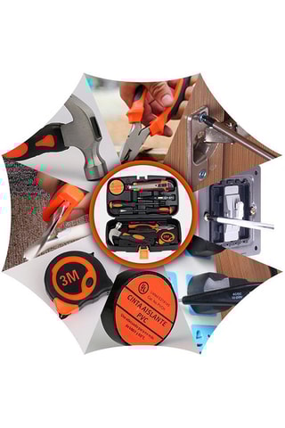 Gereedschapskist - 9 stukken