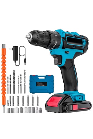 Elektrische Boormachine - 21 V - 24 accessoires - Opbergkoffer