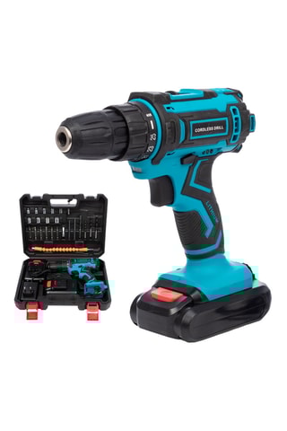 Elektrische Boormachine - 12 V - 24 accessoires - Opbergkoffer