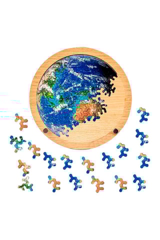 Puzzle en bois - 34 pièces - Dès 8 ans