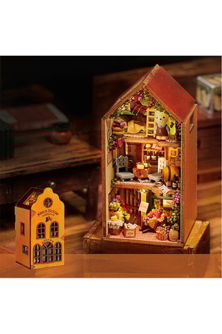 Maquette 3D Atelier de Neil LED en bois - Dès 14 ans