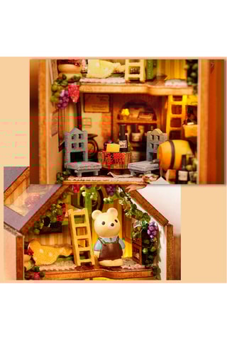 Maquette 3D Atelier de Neil LED en bois - Dès 14 ans