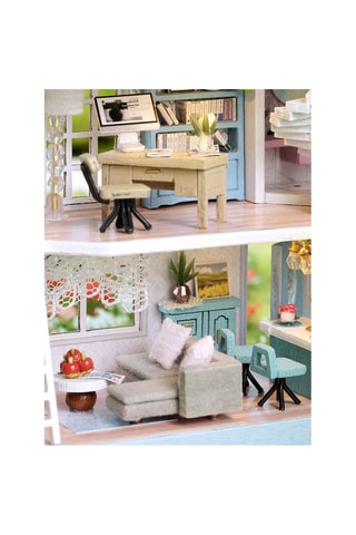 Maquette 3D Manoir de la Tinta LED en bois - Dès 14 ans