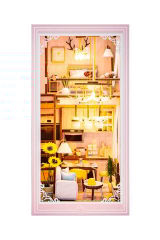 Maquette 3D Appartement de Rose LED en bois - Dès 14 ans