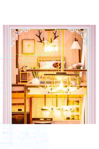 Maquette 3D Appartement de Rose LED en bois - Dès 14 ans