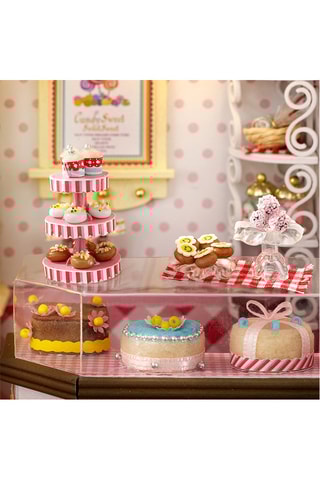 Maquette 3D Magasin de bonbons LED en bois - Dès 14 ans