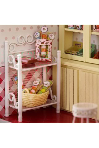 Maquette 3D Magasin de bonbons LED en bois - Dès 14 ans