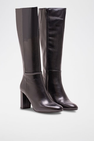 Bottes en cuir - Noir