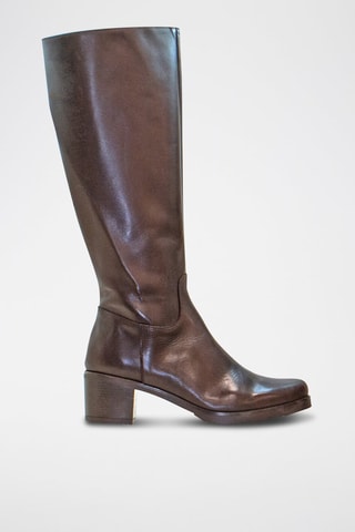 Bottes en cuir - Marron