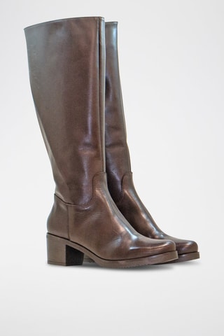 Bottes en cuir - Marron