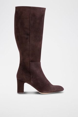 Bottes en nubuck Arantxa Marron foncé