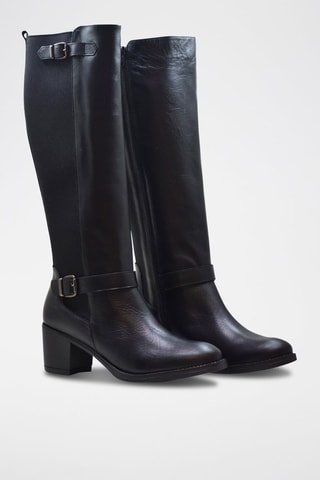 Bottes en cuir nappa - Noir