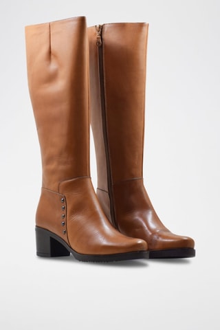 Bottes en cuir Elizama - Camel
