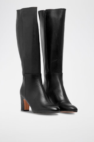 Bottes en cuir Arantxa - Noir
