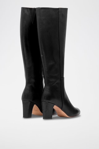 Bottes en cuir Arantxa - Noir