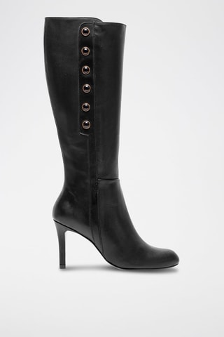 Bottes en cuir Violeta - Noir