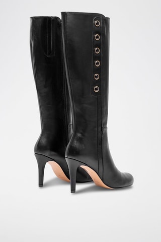 Bottes en cuir Violeta - Noir