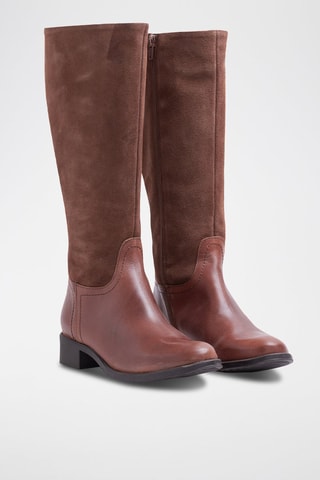 Bottes en cuir - Marron