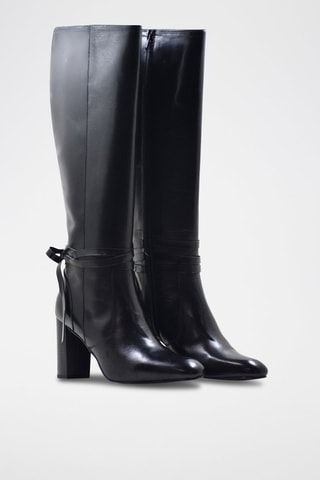 Bottes en cuir Arizona - Noir