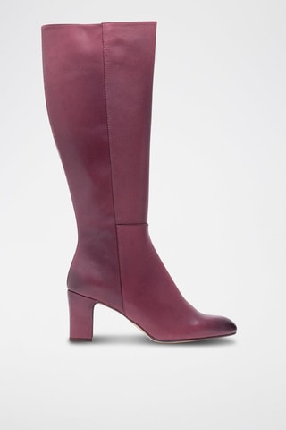 Bottes en cuir Arantxa - Bordeaux