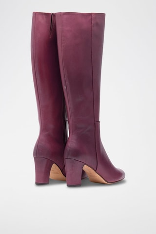 Bottes en cuir Arantxa - Bordeaux