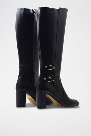 Bottes en cuir nappa - Noir