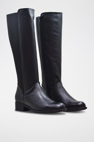 Bottes en cuir 224 - Noir