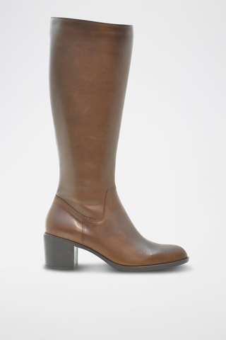 Bottes en cuir Lisa - Marron