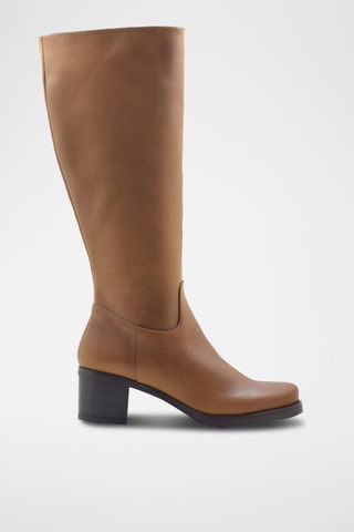 Bottes en cuir - camel