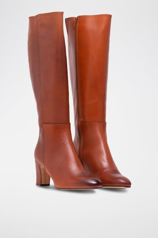 Bottes en cuir Arantxa - Camel