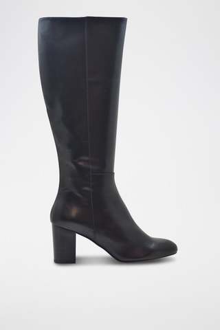Bottes en cuir Arantxa 2 - Noir