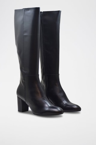 Bottes en cuir Arantxa 2 - Noir