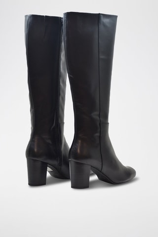 Bottes en cuir Arantxa 2 - Noir
